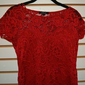 Ambiance Red Lace dress